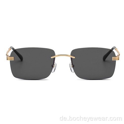 Neue Retro-Polygon-Sonnenbrillen Herren- und Damenmode Europäische und amerikanische Metall-Sonnenbrille mit kleinem Rahmen